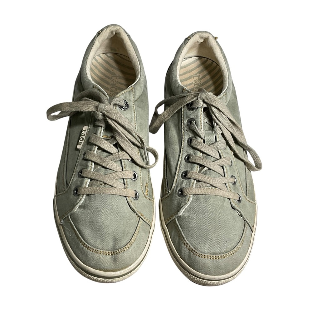 Taos olive green canvas Moc Star Sneakers Women's 9.5 US 40 EU